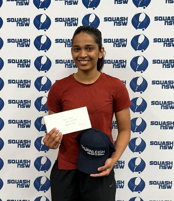 Squash star Rathika Seelan wins Bondi Open 2025