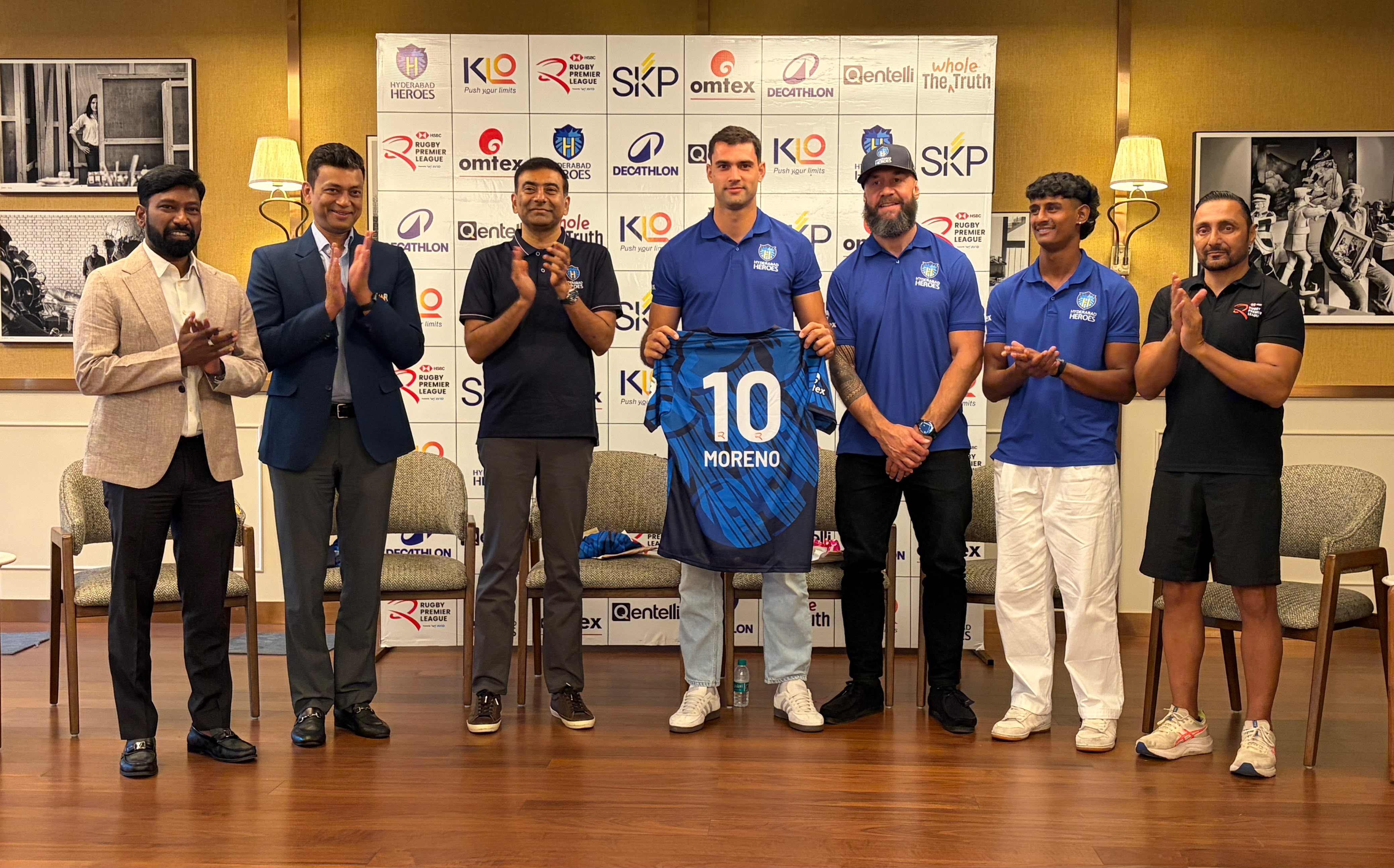 Rugby Premier League starts on 16 June, Manuel Moreno re-named Hyderabad Heroes captain